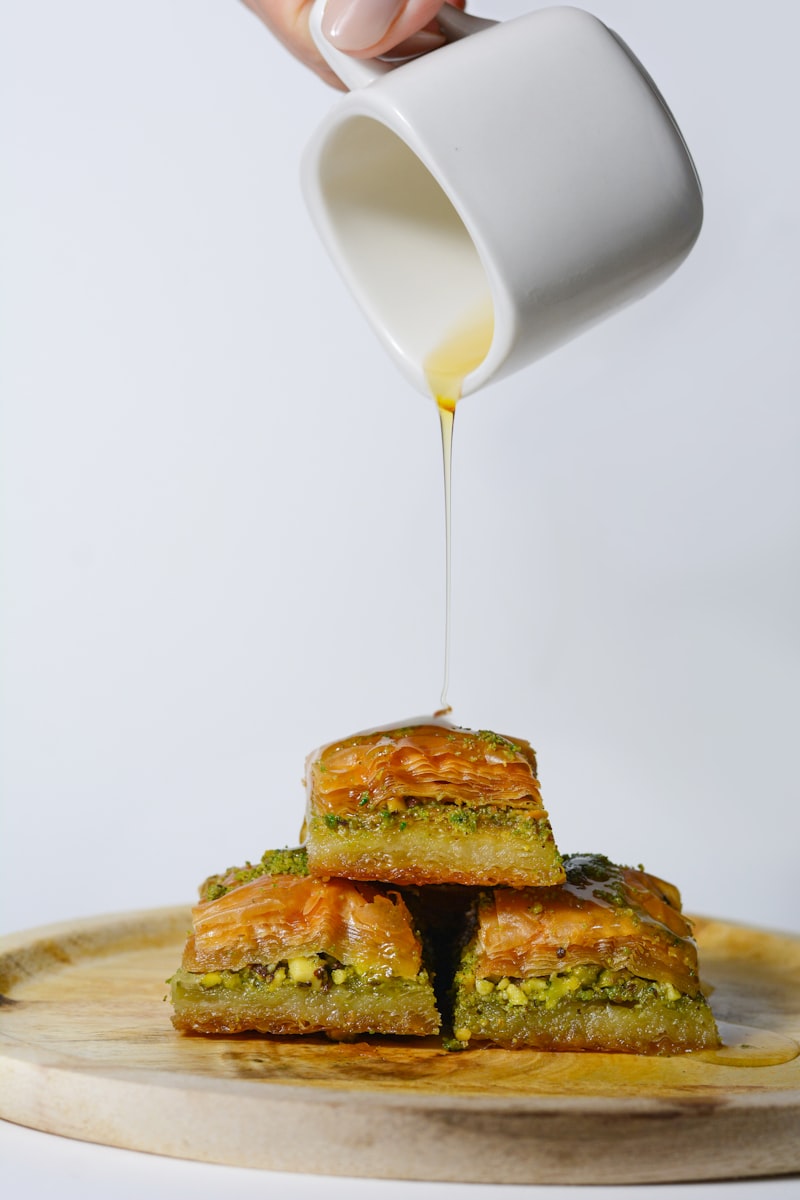Baklava from the NARINJ counter
