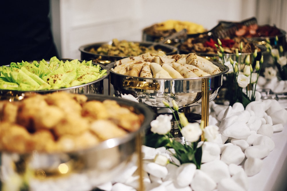 A NARINJ catering buffet